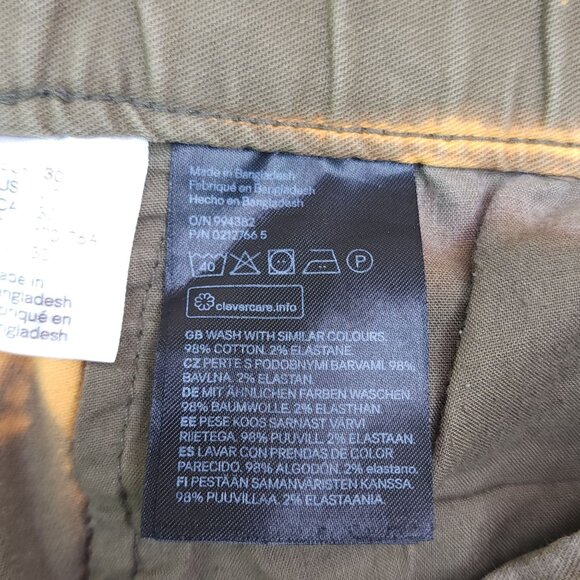 H&M Divided Mens Jogger Pants Size 30 Brown & Orange Tie-Dye Cotton Blend - Picture 4 of 8